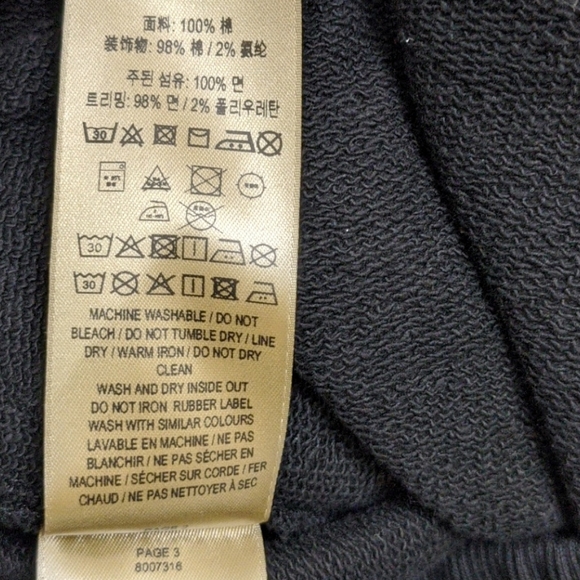 Burberry Sweatpants Men's Black - Brand New! Sz L - Picture 10 of 11